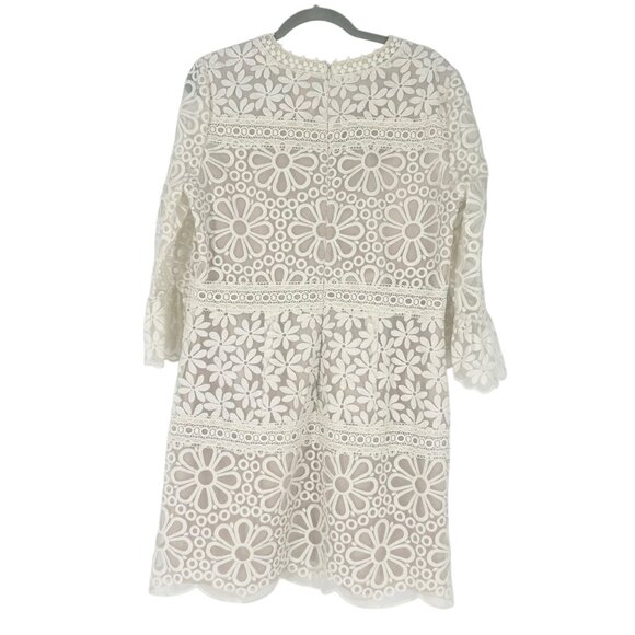 Ann Sui BHLDN Cleo Floral Lace Mini Dress - Picture 3 of 10